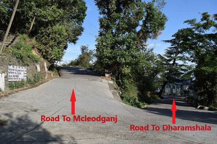 Jogiwara Road connects Dharamshala and Mcleodganj