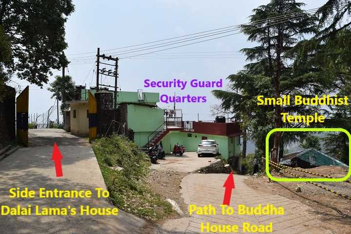 Side Entrance to Dalai Lama’s House, Buddha House Road